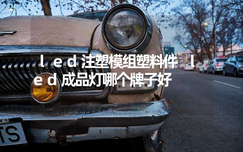 led注塑模组塑料件 led成品灯哪个牌子好